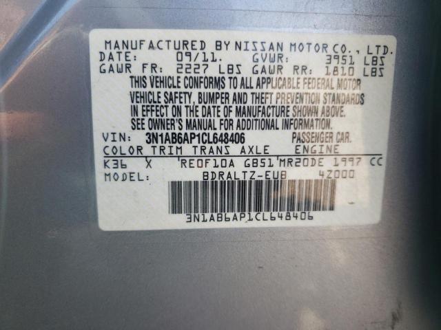 Photo 11 VIN: 3N1AB6AP1CL648406 - NISSAN SENTRA 