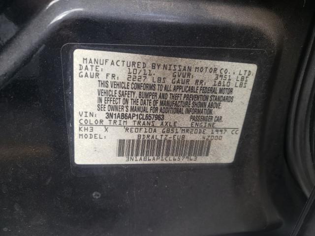 Photo 9 VIN: 3N1AB6AP1CL657963 - NISSAN SENTRA 2.0 