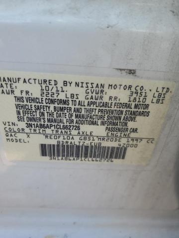 Photo 11 VIN: 3N1AB6AP1CL662726 - NISSAN SENTRA 