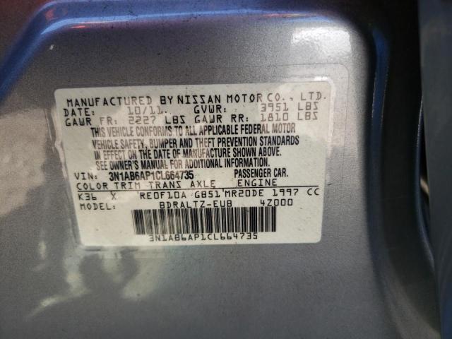 Photo 11 VIN: 3N1AB6AP1CL664735 - NISSAN SENTRA 