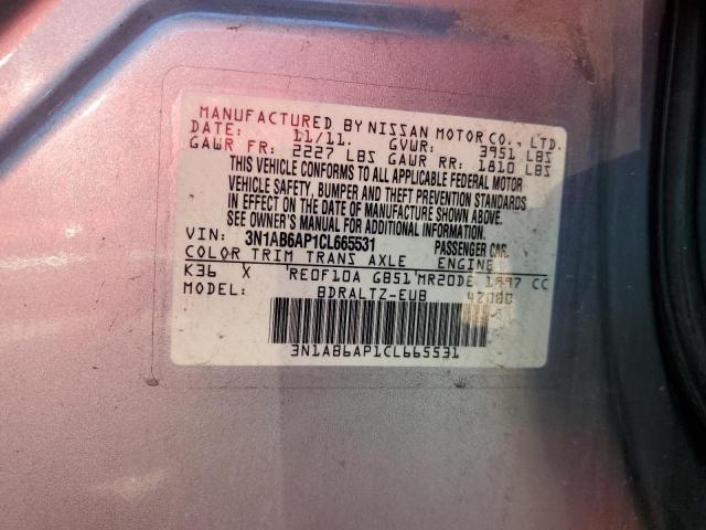 Photo 11 VIN: 3N1AB6AP1CL665531 - NISSAN SENTRA 