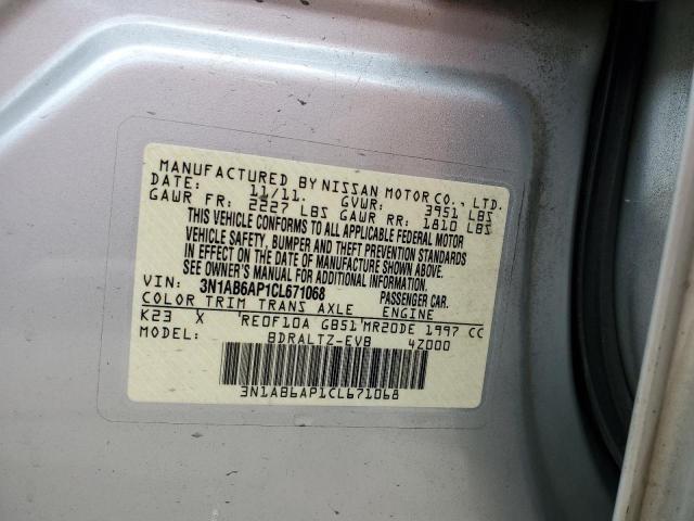 Photo 11 VIN: 3N1AB6AP1CL671068 - NISSAN SENTRA 