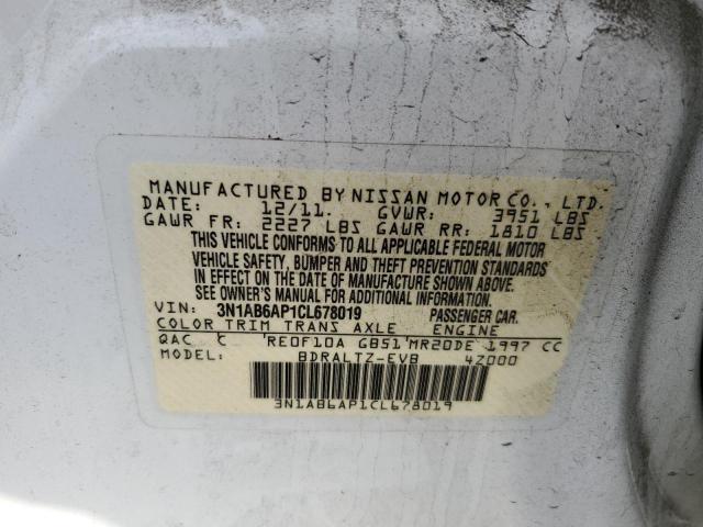 Photo 9 VIN: 3N1AB6AP1CL678019 - NISSAN SENTRA 2.0 