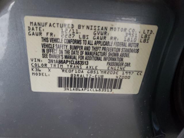 Photo 9 VIN: 3N1AB6AP1CL683513 - NISSAN SENTRA 2.0 