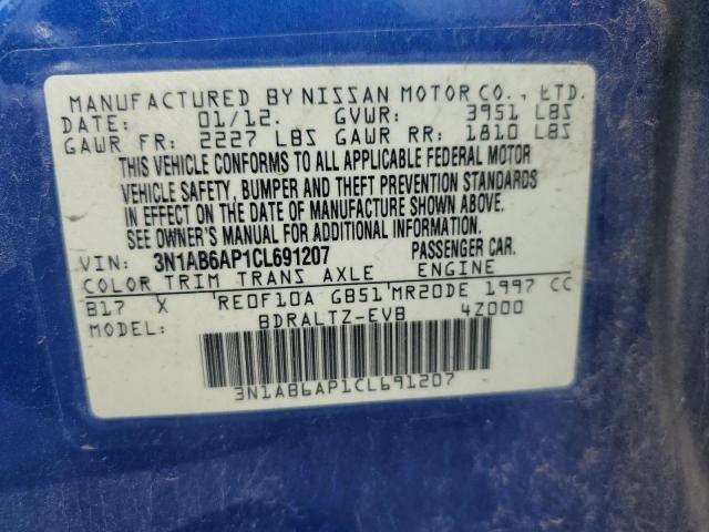 Photo 11 VIN: 3N1AB6AP1CL691207 - NISSAN SENTRA 2.0 