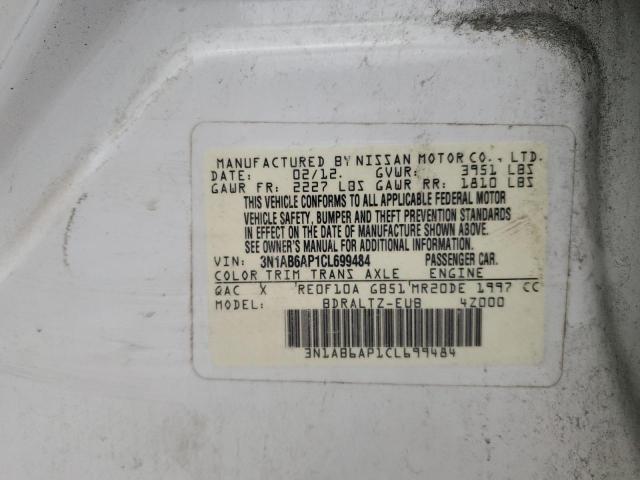 Photo 11 VIN: 3N1AB6AP1CL699484 - NISSAN SENTRA 