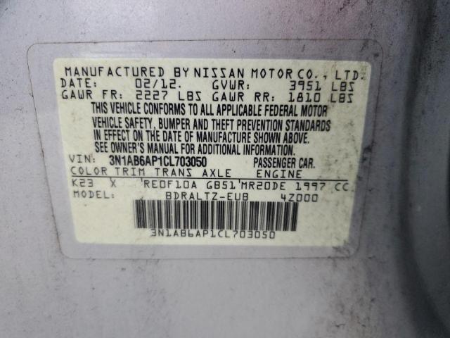 Photo 12 VIN: 3N1AB6AP1CL703050 - NISSAN SENTRA 2.0 