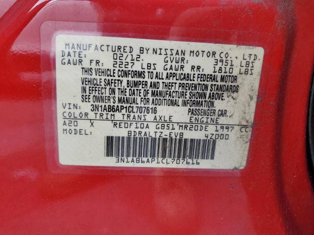 Photo 11 VIN: 3N1AB6AP1CL707616 - NISSAN SENTRA 