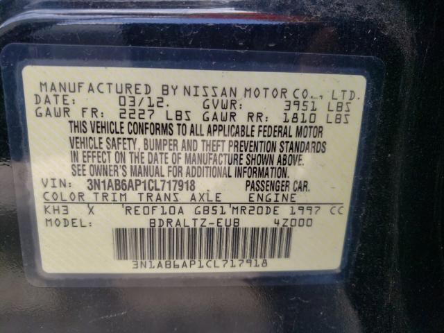 Photo 9 VIN: 3N1AB6AP1CL717918 - NISSAN SENTRA 2.0 