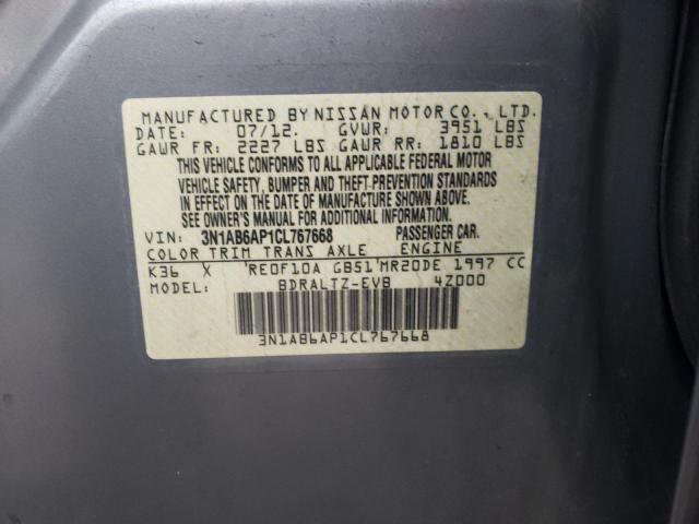 Photo 11 VIN: 3N1AB6AP1CL767668 - NISSAN SENTRA 2.0 