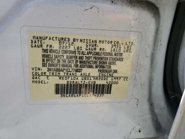 Photo 11 VIN: 3N1AB6AP1CL774037 - NISSAN SENTRA 