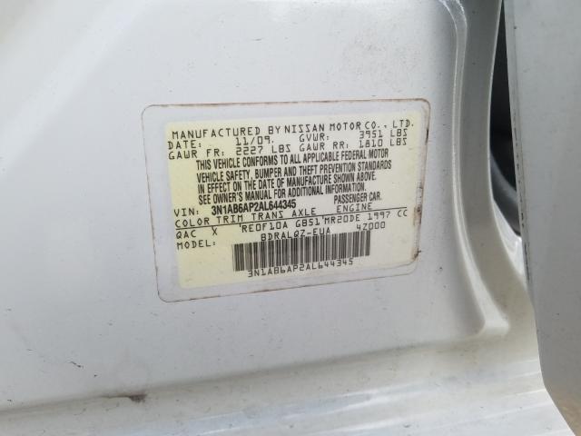 Photo 9 VIN: 3N1AB6AP2AL644345 - NISSAN SENTRA 2.0 