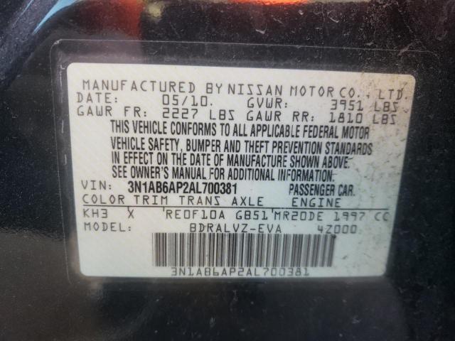 Photo 9 VIN: 3N1AB6AP2AL700381 - NISSAN SENTRA 2.0 