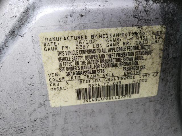 Photo 11 VIN: 3N1AB6AP2BL607278 - NISSAN SENTRA 2.0 