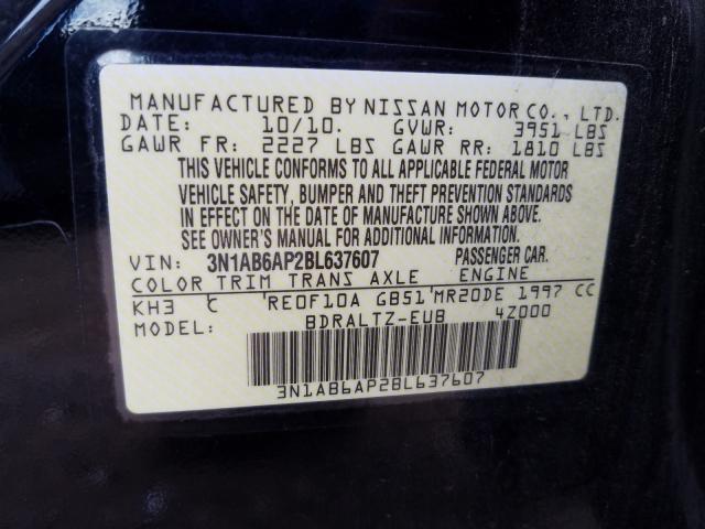 Photo 9 VIN: 3N1AB6AP2BL637607 - NISSAN SENTRA 2.0 