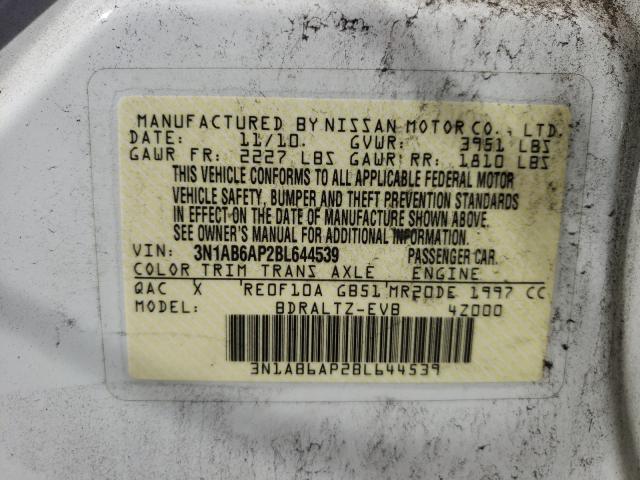 Photo 9 VIN: 3N1AB6AP2BL644539 - NISSAN SENTRA 2.0 