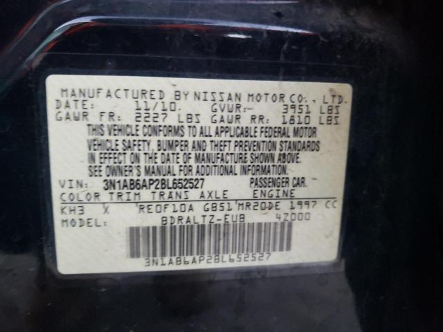 Photo 9 VIN: 3N1AB6AP2BL652527 - NISSAN SENTRA 