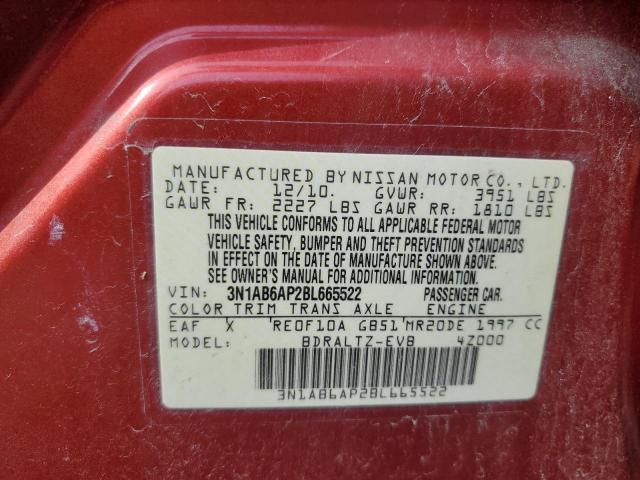 Photo 11 VIN: 3N1AB6AP2BL665522 - NISSAN SENTRA 