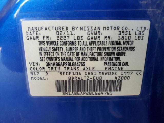 Photo 12 VIN: 3N1AB6AP2BL684765 - NISSAN SENTRA 2.0 