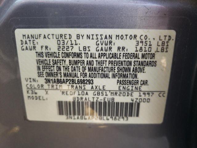 Photo 11 VIN: 3N1AB6AP2BL698293 - NISSAN SENTRA 2.0 