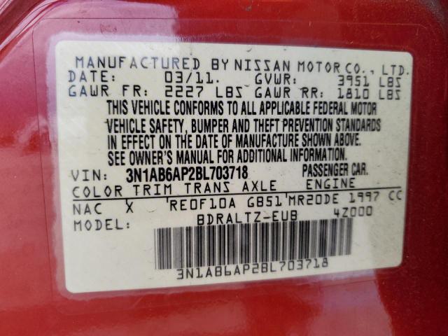 Photo 11 VIN: 3N1AB6AP2BL703718 - NISSAN SENTRA 2.0 