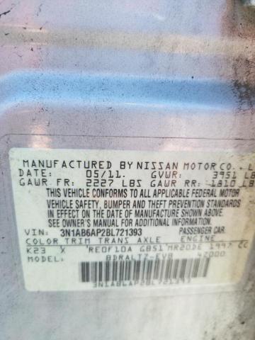 Photo 11 VIN: 3N1AB6AP2BL721393 - NISSAN SENTRA 