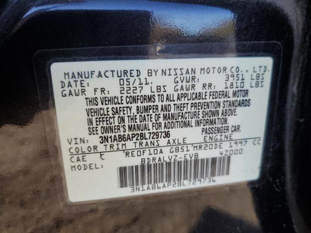 Photo 11 VIN: 3N1AB6AP2BL729736 - NISSAN SENTRA 2.0 