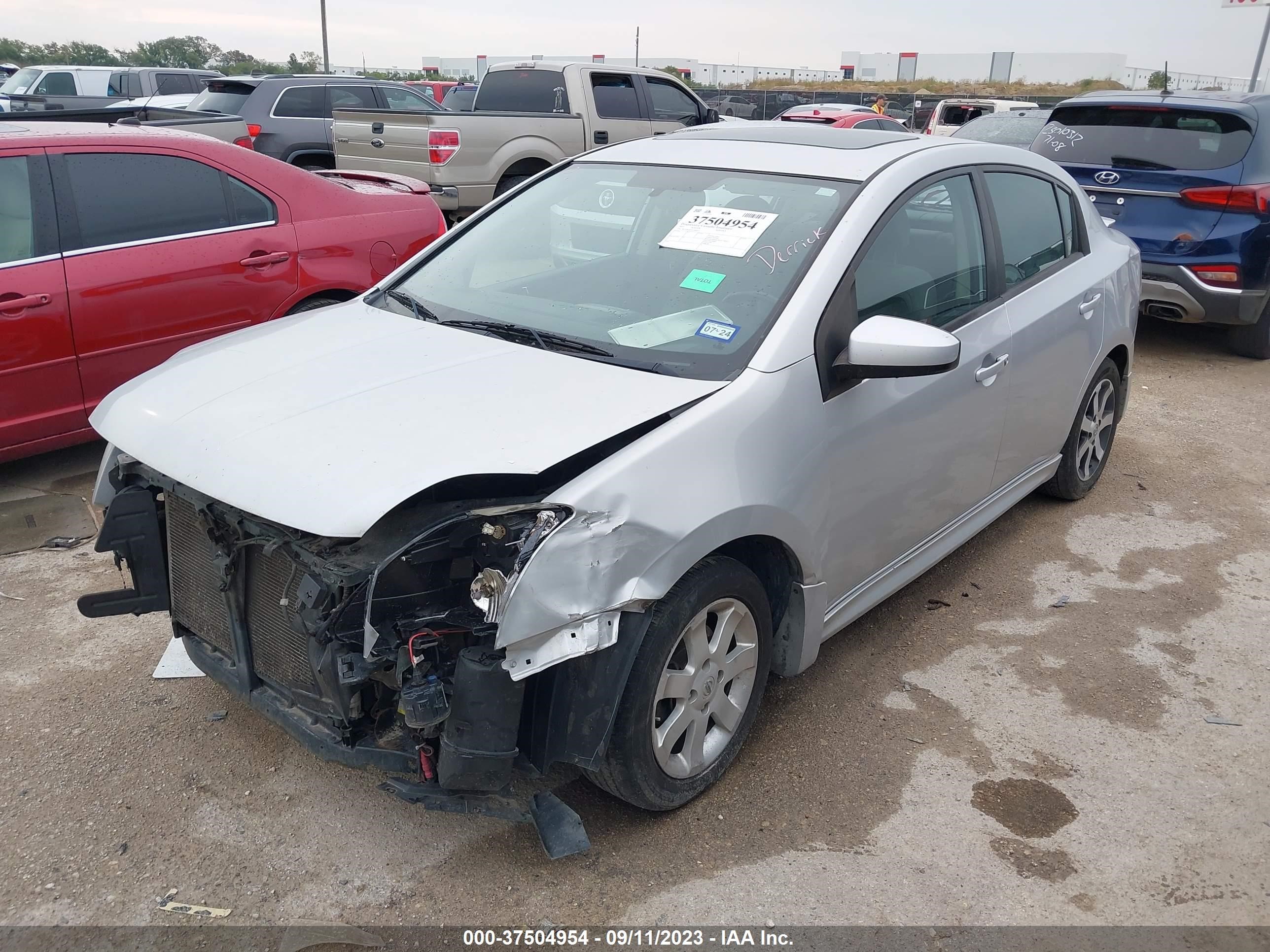 Photo 1 VIN: 3N1AB6AP2CL606813 - NISSAN SENTRA 