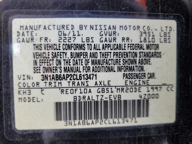 Photo 12 VIN: 3N1AB6AP2CL613471 - NISSAN SENTRA 2.0 