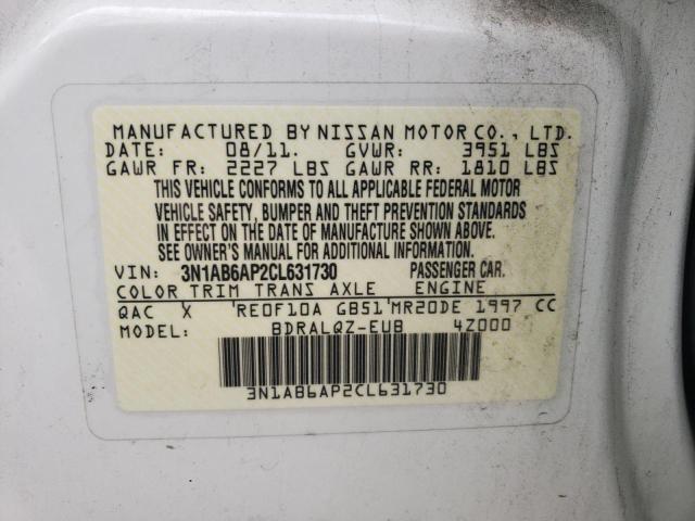 Photo 9 VIN: 3N1AB6AP2CL631730 - NISSAN SENTRA 2.0 