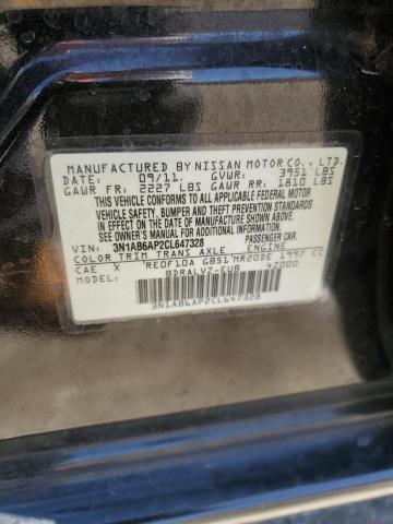 Photo 11 VIN: 3N1AB6AP2CL647328 - NISSAN SENTRA 