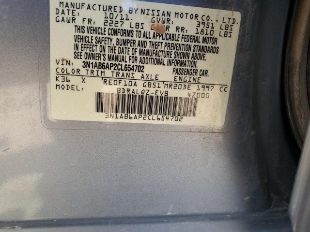 Photo 11 VIN: 3N1AB6AP2CL654702 - NISSAN SENTRA 