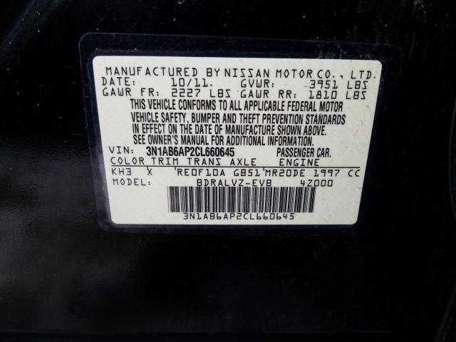 Photo 9 VIN: 3N1AB6AP2CL660645 - NISSAN SENTRA 2.0 