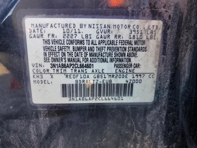 Photo 11 VIN: 3N1AB6AP2CL664601 - NISSAN SENTRA 