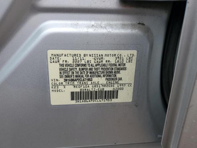 Photo 11 VIN: 3N1AB6AP2CL671953 - NISSAN SENTRA 