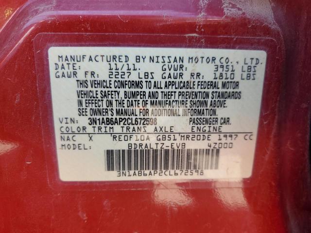 Photo 11 VIN: 3N1AB6AP2CL672598 - NISSAN SENTRA 2.0 