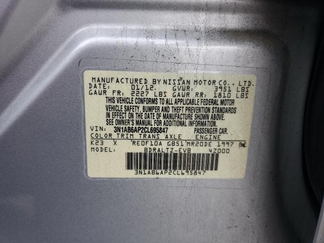 Photo 11 VIN: 3N1AB6AP2CL695847 - NISSAN SENTRA 