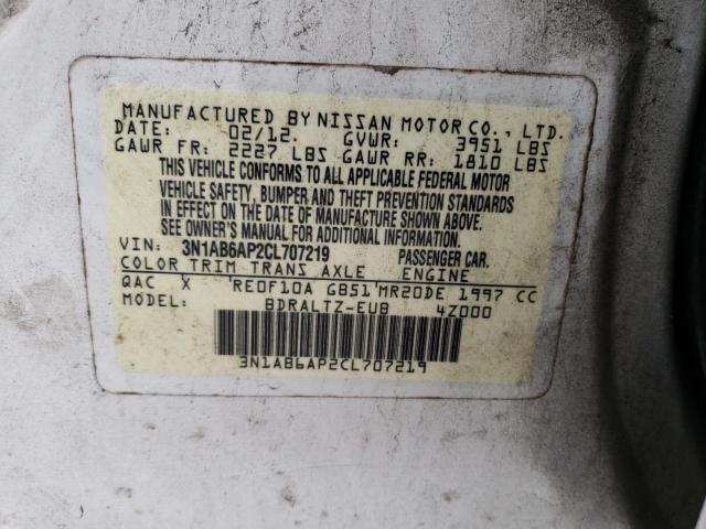 Photo 11 VIN: 3N1AB6AP2CL707219 - NISSAN SENTRA 2.0 