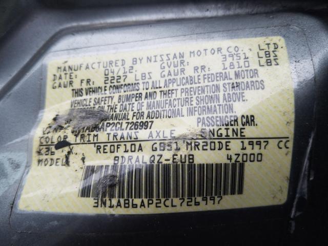 Photo 9 VIN: 3N1AB6AP2CL726997 - NISSAN SENTRA 2.0 