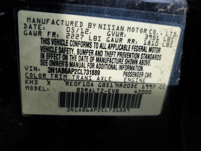 Photo 11 VIN: 3N1AB6AP2CL731889 - NISSAN SENTRA 