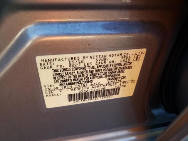 Photo 11 VIN: 3N1AB6AP2CL735540 - NISSAN SENTRA 2.0 