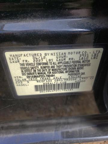 Photo 12 VIN: 3N1AB6AP2CL756484 - NISSAN SENTRA 