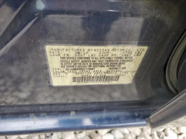 Photo 11 VIN: 3N1AB6AP2CL775567 - NISSAN SENTRA 