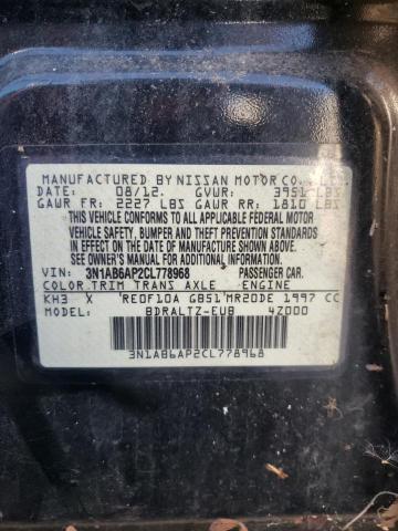 Photo 9 VIN: 3N1AB6AP2CL778968 - NISSAN SENTRA 2.0 