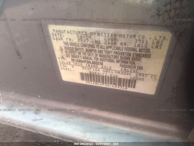 Photo 8 VIN: 3N1AB6AP3AL603318 - NISSAN SENTRA 