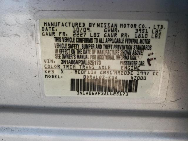 Photo 9 VIN: 3N1AB6AP3AL625173 - NISSAN SENTRA 2.0 