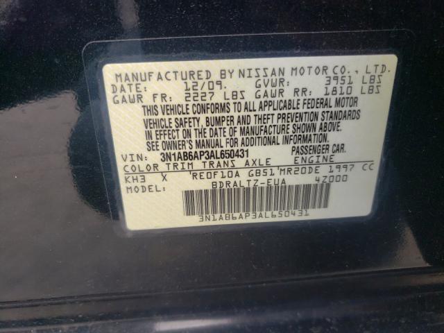 Photo 9 VIN: 3N1AB6AP3AL650431 - NISSAN SENTRA 2.0 