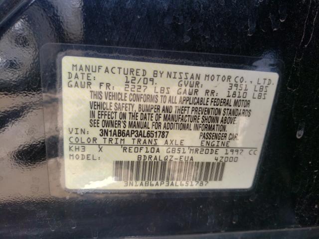 Photo 9 VIN: 3N1AB6AP3AL651787 - NISSAN SENTRA 2.0 