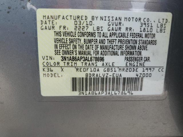 Photo 12 VIN: 3N1AB6AP3AL678696 - NISSAN SENTRA 2.0 