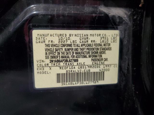 Photo 9 VIN: 3N1AB6AP3BL627989 - NISSAN SENTRA 2.0 